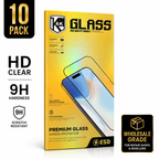 K&K Armor Premium HD Tempered Glass Screen Protector (10 Pack)