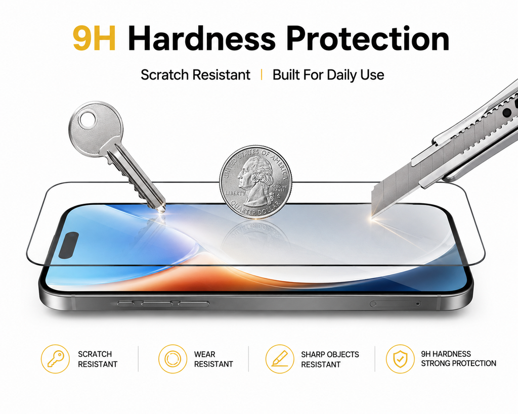 K&K Armor Premium HD Tempered Glass Screen Protector