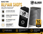 K&K Armor Premium HD Tempered Glass Screen Protector (10 Pack)