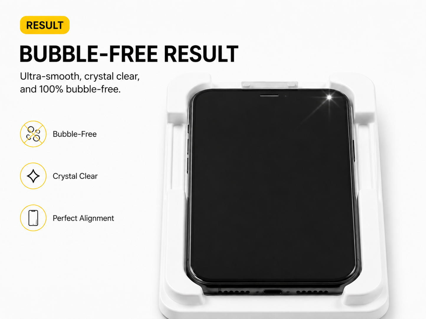 SoQoo Magic Box Privacy Tempered Glass Screen Protector for iPhone 17e