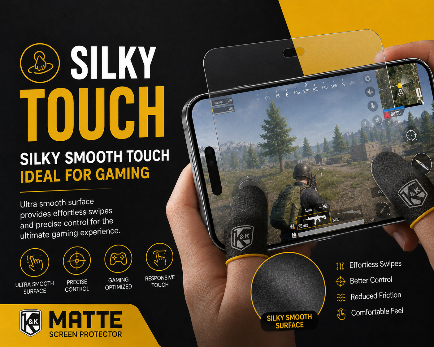 Matte Tempered Glass Screen Protector for iPhone 12