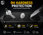 K&K Armor Privacy Tempered Glass Screen Protector (10 Pack)