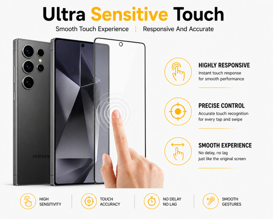 K&K Armor Premium HD Tempered Glass Screen Protector for Samsung Galaxy